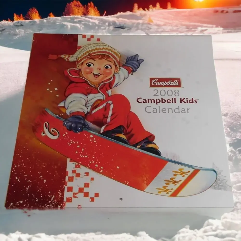 Campbell's Soup Kids Calendar 2008 Opened no extras